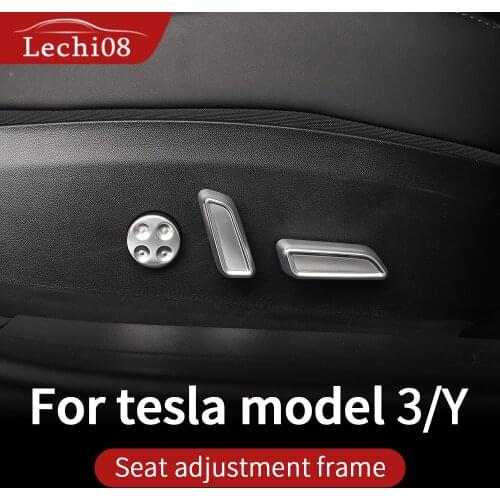 Seat adjustment botton trim for Tesla model 3 accessories/car accessories tesla model y model 3 tesla three tesla model 3 model3