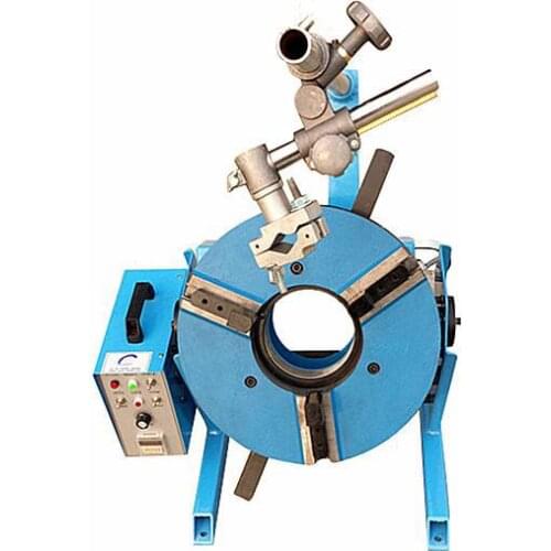 200KG welding positioner HD-200 welding turntable with WP300 lathe chucks and torch holder