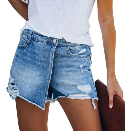 Женские джинсовые шорты Swokii China At AliExpress