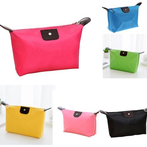 Waterproof Cosmetic Makeup Purse Bag Organizer Pouch Travel Case Zipper Handbag