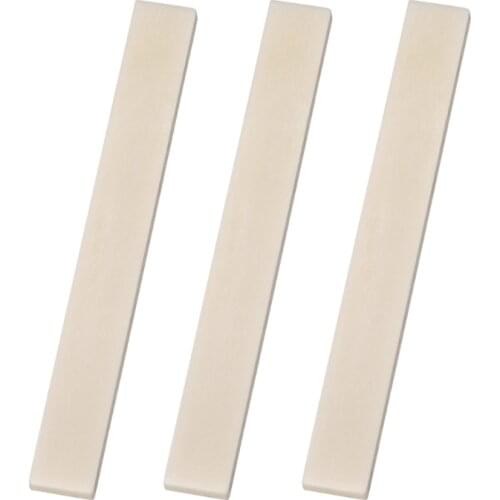 Acoustic Guitar Bone Nut Saddle Blanks Guitar Natural Buffallo Bone Nut Blank 448C