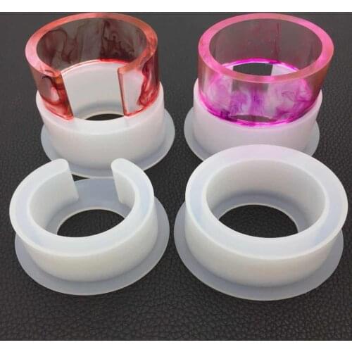 1PC Silicone Resin Mold For Jewelry Making Bracelets For Women C Shape White Color Accessories DIY Tools