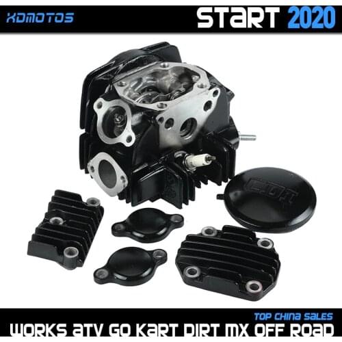 Motorcycle Complete Cylinder Head Assembly kit For lifan LF 125cc Horizontal Kick Starter Engines Dirt Pit Bikes Parts