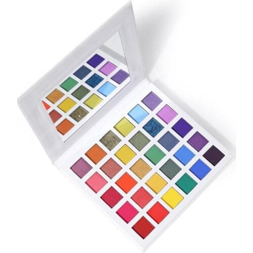 5 Piece Bright Shimmer Eyeshadow Pallete Private Label Matte Eye Shadow Palette Custom Waterproof Glitter Pigment Makeup