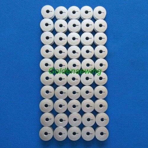 50 PCS for GAMMILL TIN LIZZIE PFAFF QUILTER LARGE ALUMINUM BOBBINS WITH HOLES