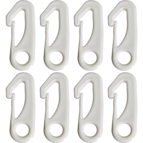 8 Pcs Profession Flag Pole Clip Snap Hooks Durable Nylon Flag Clips Flag Pole Accessory Durable Buckles Hooks for Backpack