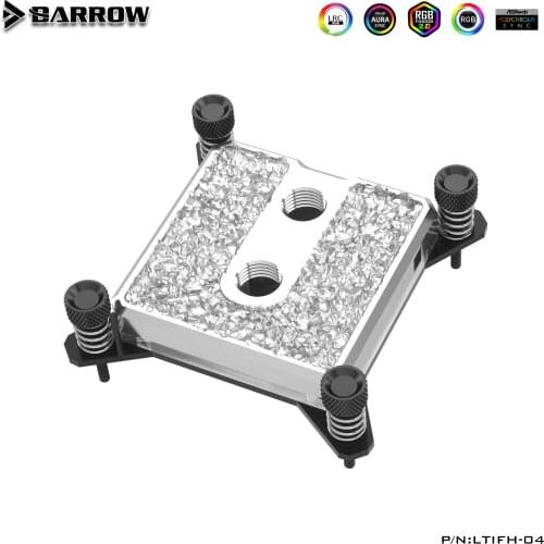 Barrow CPU Block For Intel Socket LGA 115X Jet microchannel Icicle Series 5V A-RGB LRC2.0 LTIFH-04