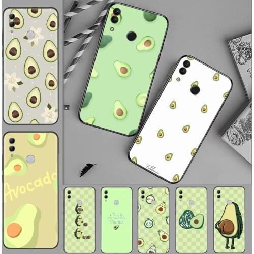 Avocado cute cartoon fruit Phone Case For Huawei Honor view 7a5.45inch 7c5.7inch 8x 8a 8c 9 9x 10 20 10i 20i lite pro
