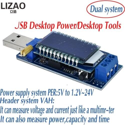 DC DC USB Boost Buck Converter Power Module 5V 12V to 1.2V- 24V Adjustable Regulated power supply Ah capacity Volt meter ammeter