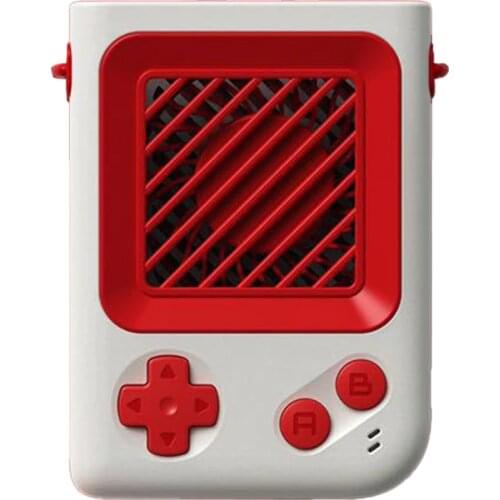 Game Machine Small Fan Puzzle Desktop Portable Handheld Mini Fan Creative Childrens Neck Hanging Fan
