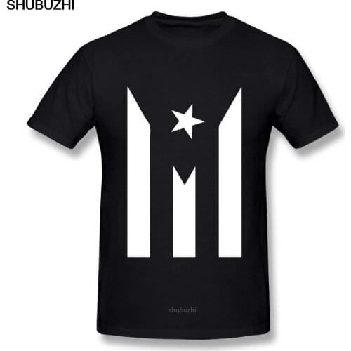 Mens Puerto Rico Flag-1 100% Cotton Prints Casual Short Sleeve T-Shirt Cheap Crew Neck MenS Top Tee Round Neck Clothes sbz8503