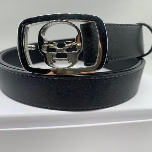 2020 Fashion Belts for Men Jeans Black leather Skull Steel Buckle Punk панк рок стиле панк Pемень мужской Ceinture Cuir Homme 펑크