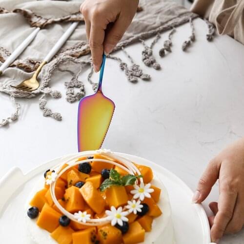 Stainless Steel Cake Knife Shovel Pizza Shovel Superior Cheese Scraper Cake Steel Knife Baking Tool Butter Knife Dropshipping