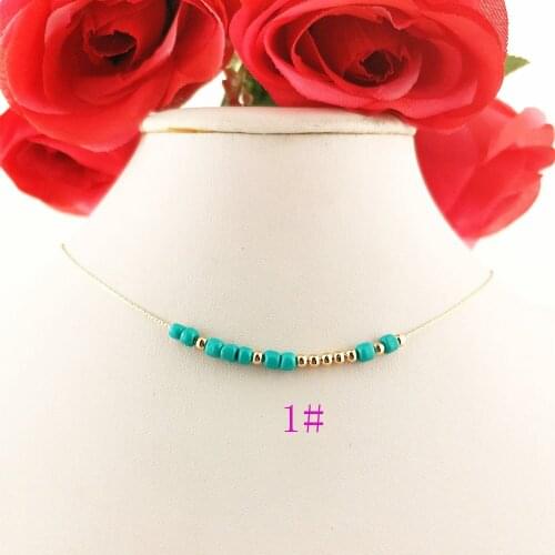 Morse Code Pendant Custom Jewelry Necklace Handmade Necklace Gold Chain Bohemian Bead Handmade Necklace Womens Riverdale Kolye