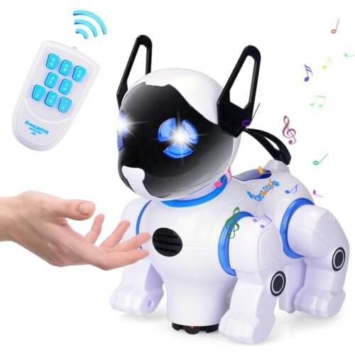 2.4G Wireless Remote Control Smart Dog Electronic Pet Educational Childrens Toy Dancing Robot Dog without box birthday gift T9