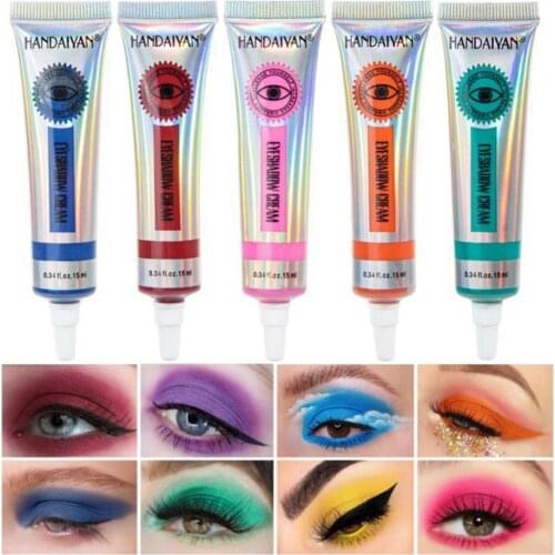 HANDAIYAN 12 colors matte color eyeshadow long lasting not easy to fade eye shadow milk multi-function eye shadow 15ml