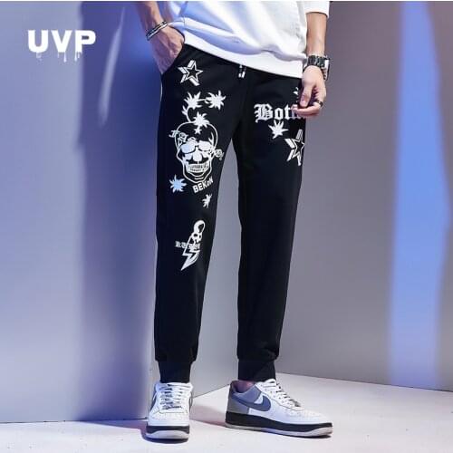 Streetwear Skull Joggers Mens Trousers 2020 New Man Tracksuit Trousers Clothing Mens Fashion Casual Pants Punk Harem Pant Men