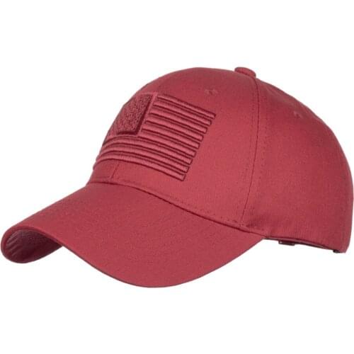 Women Button Hat Embroidered Hip Hop Tactical Sport Hats 100% Cotton Unisex American Flag Baseball Cap