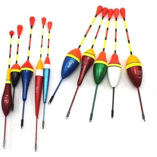 10Pcs Fishing Float Set Buoy Bobber Vertical buoy fish Lure Tackle Tools fishing Size Fluctuate Mix fishing Floats Bobbers E8Y9