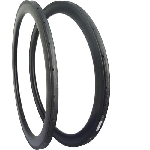 50mm 700c carbon road bike rims 25mm wide tubular rims