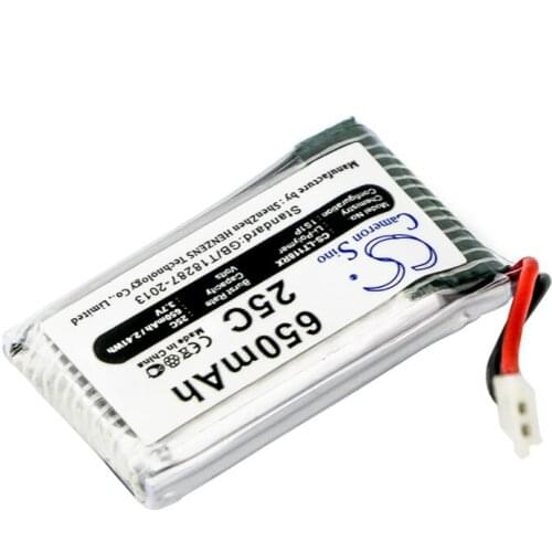 Cameron Sino 650mAh battery for CHEERSON CX-30W for HUAJUN W609-10 W609-9 for HUBSAN H107 H107C H107D H107D Mini H107L X4 H107L
