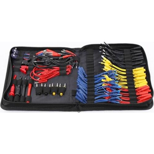 Automotive Multifunction Universal Diagnostic Test Set Lead with Storage Bag Wear Resistant MST-08 Test Wire Kit Auto Repair