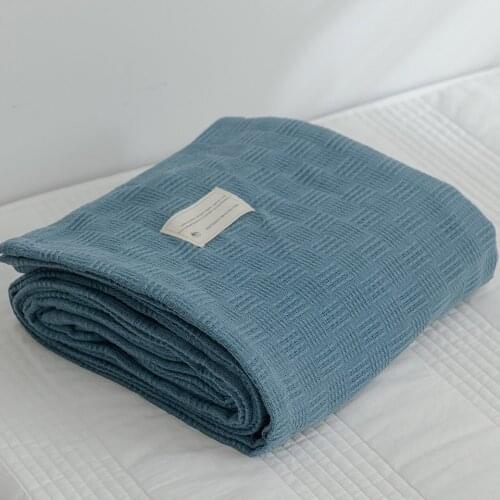 BOUSSAC Cotton Throws On The Sofa