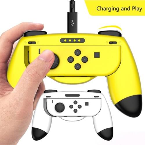 For Nintendo switch Joy-Con Handle Grip Charging Joycon Stand Charger Controller Holder for NintendoSwitch Console Accessories