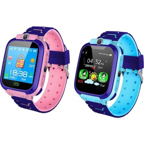 Q12 Non-Waterproof Heart Rate LBS Locator Kids Digital Smart Watch Phone Support Dropshipping