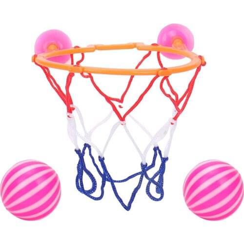 Toddler Bath Toys Kids Shooting Basket Bathtub Water Play Set For Baby Girl Boy With 2 Mini Basketballs Funny Shower Toys Random