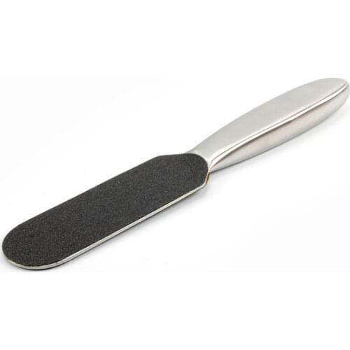 Pedicure Callus Remover Stainless Steel Foot Rasp File 10 Double-Sided Replacement Grits Pad Easy Heel Scrubber Foot Care Tool