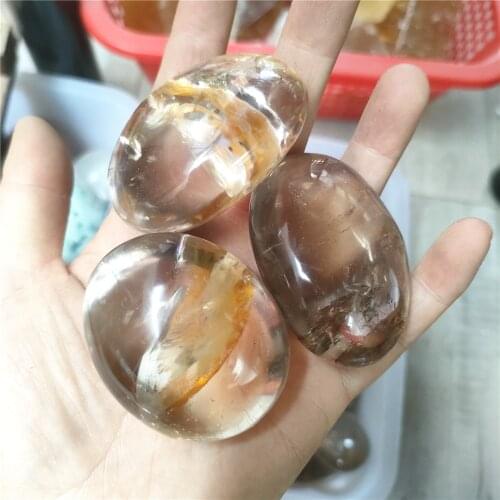 Hot smoky quartz mineral crystals palm stones gemstones natural cristal pedras para artesanato reiki healing home decor gifts