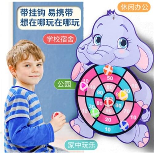 Target Sticky Ball Dartboard Creative Throw Party outdoor Sports indoor Cloth toys Educational Board games for kids Basketball