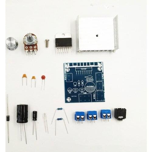 Dual channel amplifier board DIY KITS /DC12V 15W+15W TDA7297 Amplifier board kits