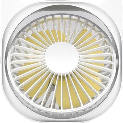 Desk Fan Noiseless USB Fan Cooling Fan with Adjustable Head 3 Gear Level Mini Size Desktop Fan for Home Office Outdoor Travel