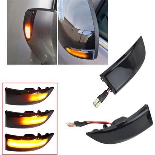 NEW 2Pcs Dynamic Side Rearview Mirror Light Turn Signal Lamp Fit For Renault Grand Scenic Megane MK3 Fluence Latitude