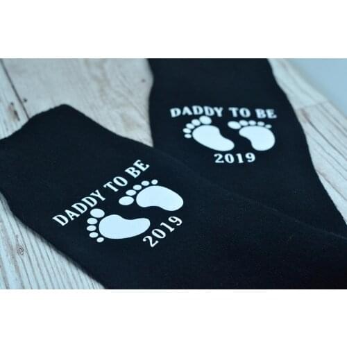Personalised Fathers Day Socks Custom Daddy to be Gift Mens Socks For All Occasions Birthday Wedding Fathers Day Christmas Gift