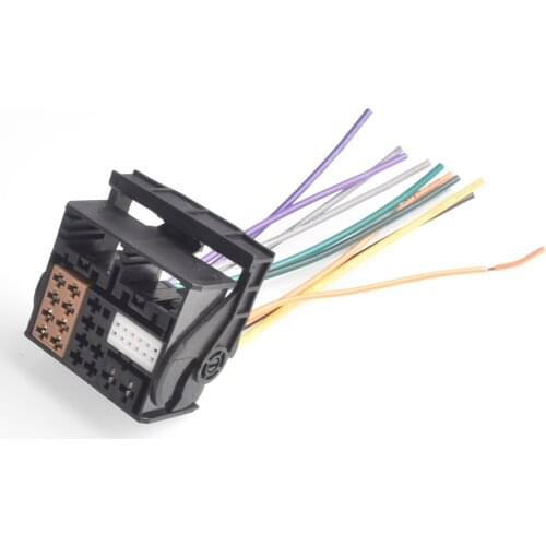 Car Radio Power Wire Adapter Connector Male Adaptor Plug for Peugeot for Citroen for VW