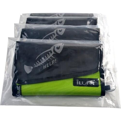 Fishing Head Storage Bag Italian Hanger Binder Bag Lure Storage Tackle Camouflage Fishing Soft Bait Purse Soft Bait Bag Head