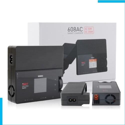 ISDT 608AC AC 60W DC 200W 8A BattGo Smart Battery Charger Discharger with Detachable Power Supply