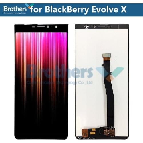 LCD Screen for BlackBerry Evolve X LCD Display Touch Screen Digitizer for BlackBerry Evolve X LCD Assembly Phone Replacement Top