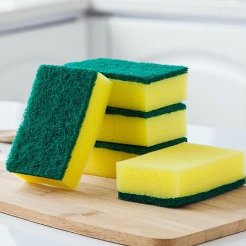 20pcs Kitchens Emery Magic Dishwashing Sponge Clean Rub Pot Rust Focal Stains Sponge Removing Kit JS22