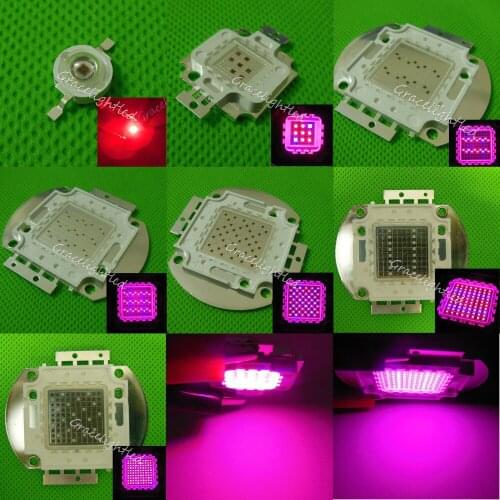 3W 10W 20W 30W 50W Red 660nm & Blue 445nm 7:2 4:1 SMD LED Grow Plant light Lamp