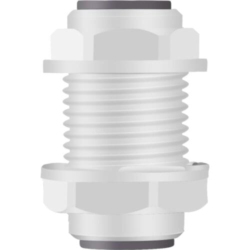 3/8" - 3/8" OD Tube PE Pipe Fitting Hose Straight Clapboard Quick Connector Aquarium RO Water Filter Reverse Osmosis System