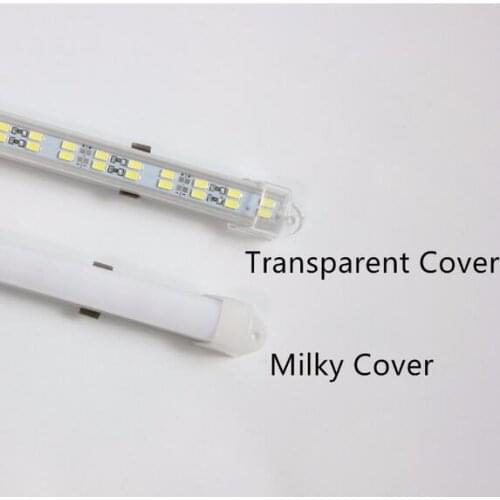 5730 Double Row LED Bar light 50CM With PC cover DC12V LED Hard strip 5730 Kitchen Cabinet Light