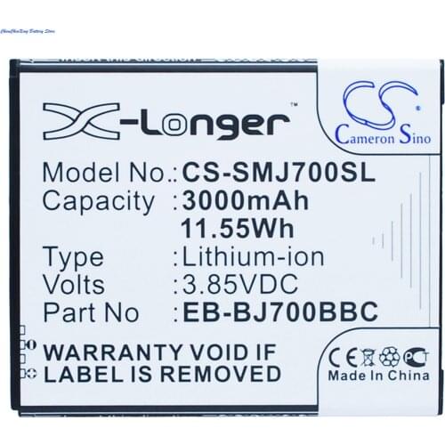 Cameron Sino 3000mAh Battery EB-BJ700BBC for Samsung Galaxy J7,G6000,G600S,G6100,G610Y,J700,J7008,J7009, J700F,J700M,J700P,J700T