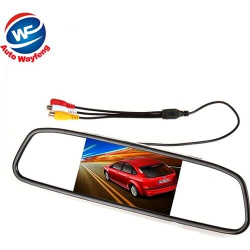 Car CCD Video Auto Parking Monitor, LED Night Reversing CCD Car Rear View Camera With 3.5 inch Car Rearview Mirror Monitor