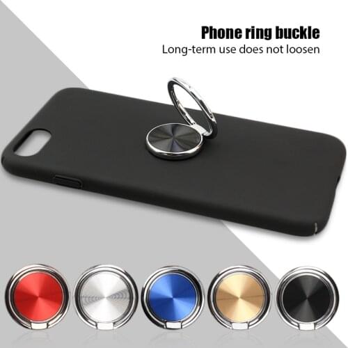 Phone Ring Holder Multi-Angle Rotatable Bracket Tabletop Stand Use with Magnetic Phone Holder in Car Universal CD Pattern