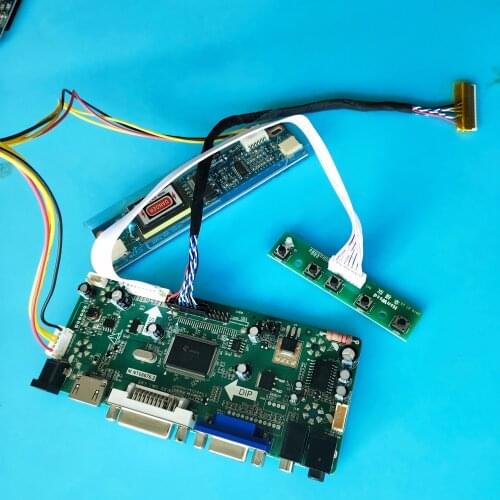 Kit for LM190WX1-TLL1/LM190WX1-TLH1 1440x900 DIY 30pin HDMI+DVI+VGA LCD Audio Controller Board 2 Lamp Monitor Driver Panel