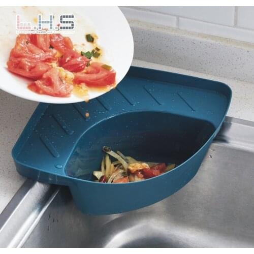 Food Residue Filter Rack Kitchen Drains Sink Strainer Filter Trash Food Catche Non-slip Base Easy To Clean Kitchen Accessories